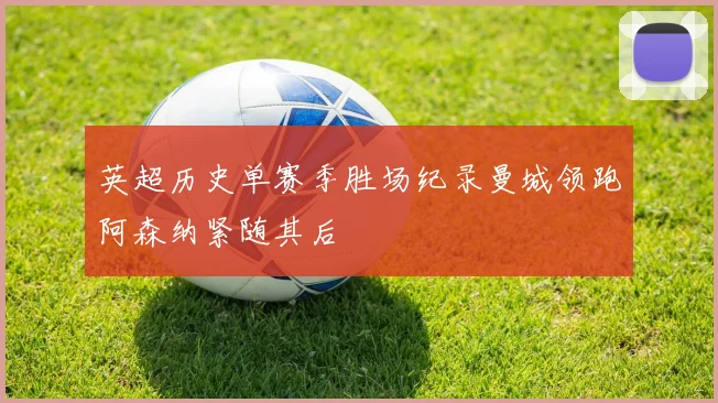 英超历史单赛季胜场纪录曼城领跑阿森纳紧随其后
